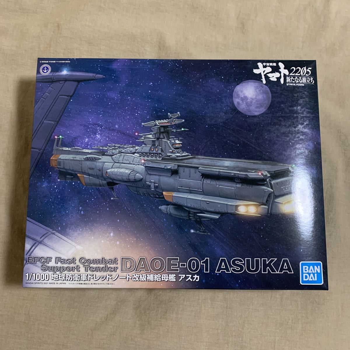 宇宙戦艦ヤマト 1/1000 地球防衛軍５個セット - プラモデル