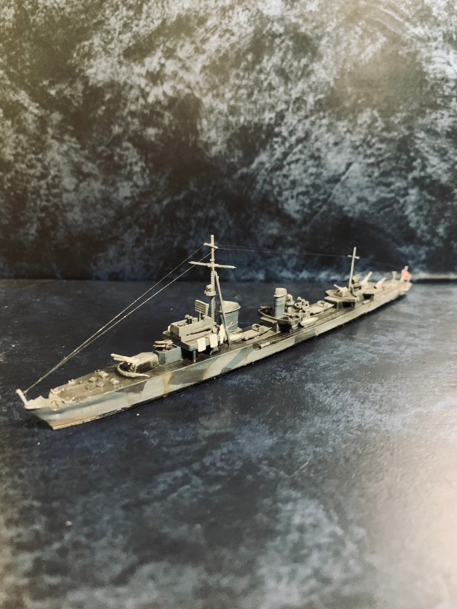 1/500 小西製作所 金属製模型 重巡洋艦 利根 筑摩 完成品 軍艦 日本 ...