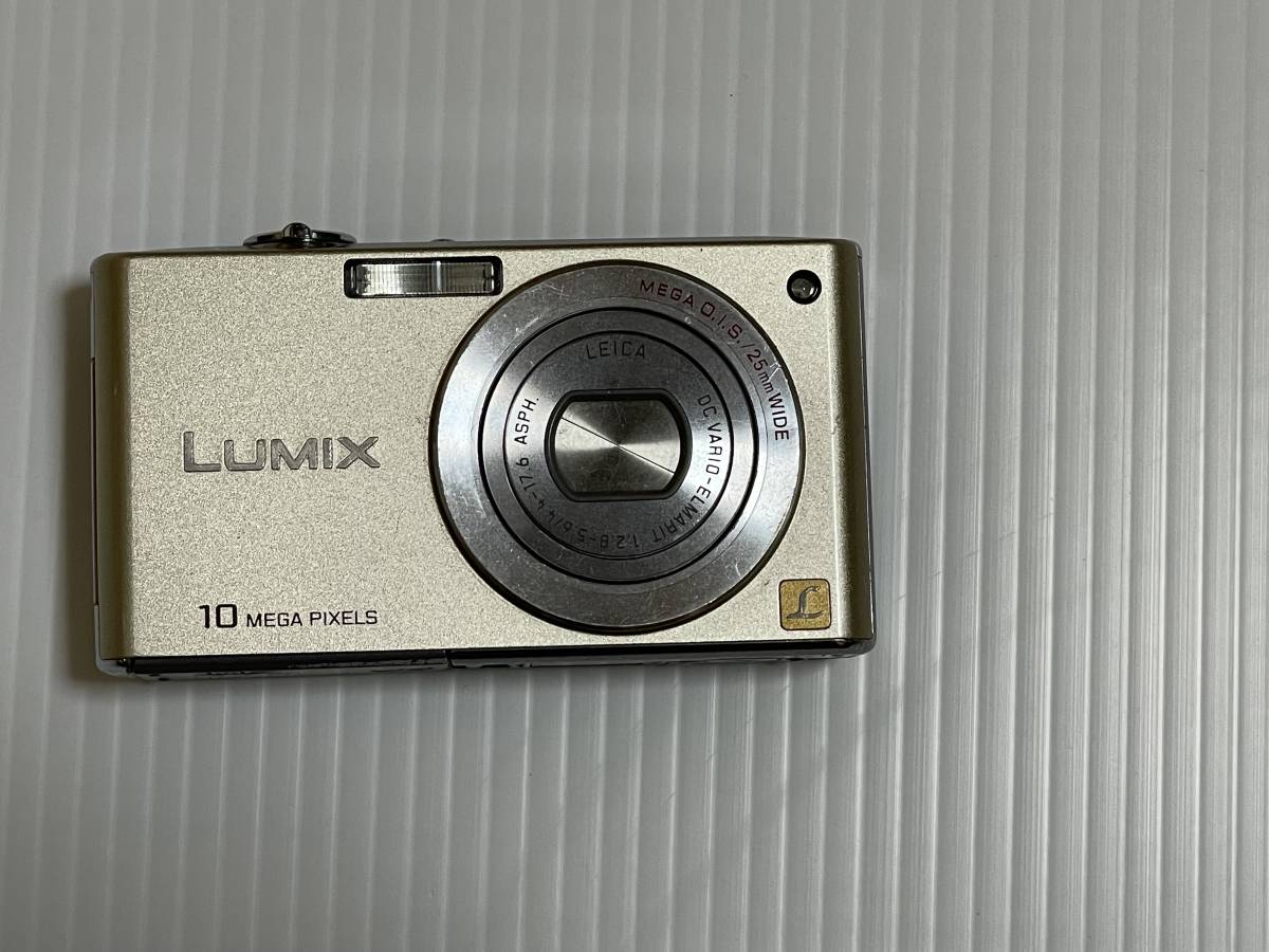 稼働品】Panasonic LUMIX DMC-FX35 コンパクトデジタルカメラ ゴールド ...