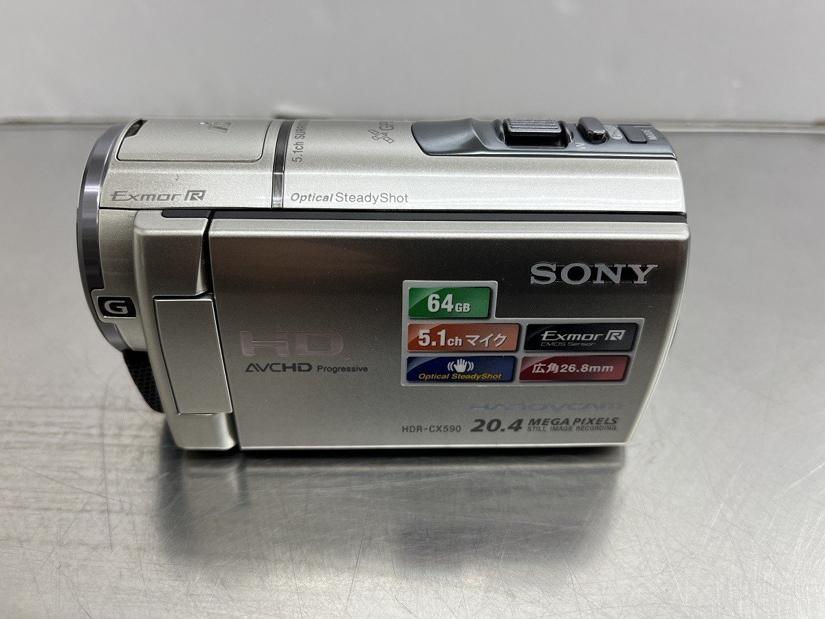 送料無料 SONY ソニー デジタルHDビデオカメラレコーダー HDR-CX590V