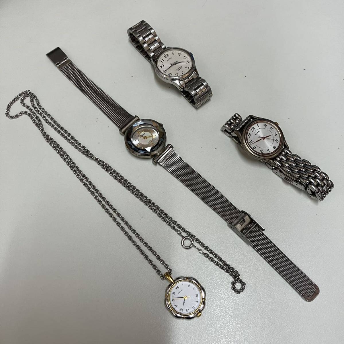 ◎ 1円〜 腕時計 SEIKO ALBA クォーツ ジャンク時計 不動品