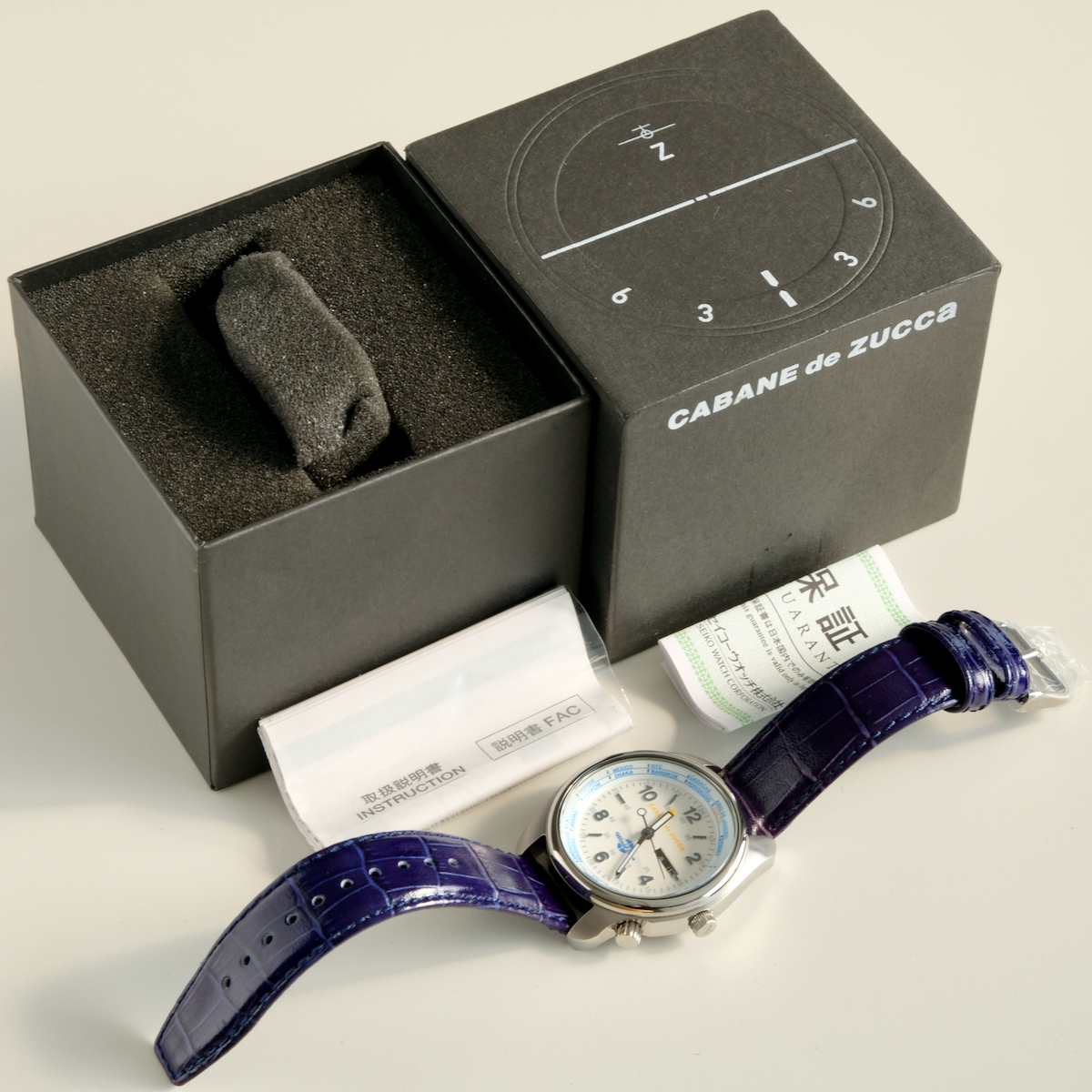 生産終了】CABANE de ZUCCa 腕時計 World Time - 腕時計(アナログ)