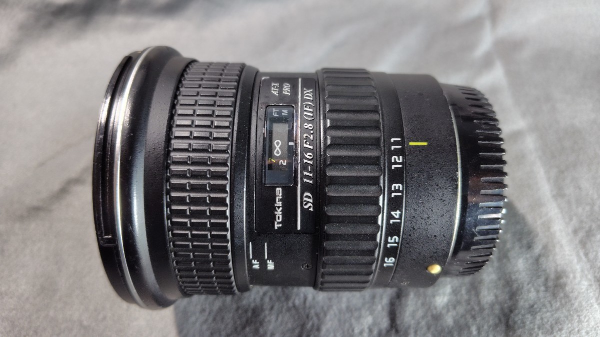 美品】TOKINAトキナー キヤノンEF用11-16mmF2.8DX II AT-X Canon