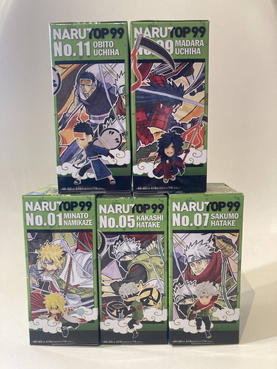 NARUTO ナルト NARUTOP99 ワールドコレクタブルフィギュアvol.2 5種