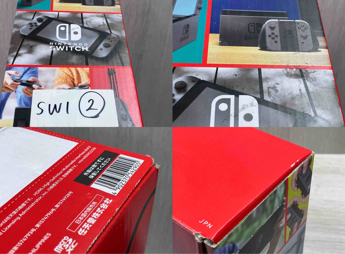 現状品】 Nintendo HACSKAAAA NintendoSwitch Joy-Con(L)/(R) グレー