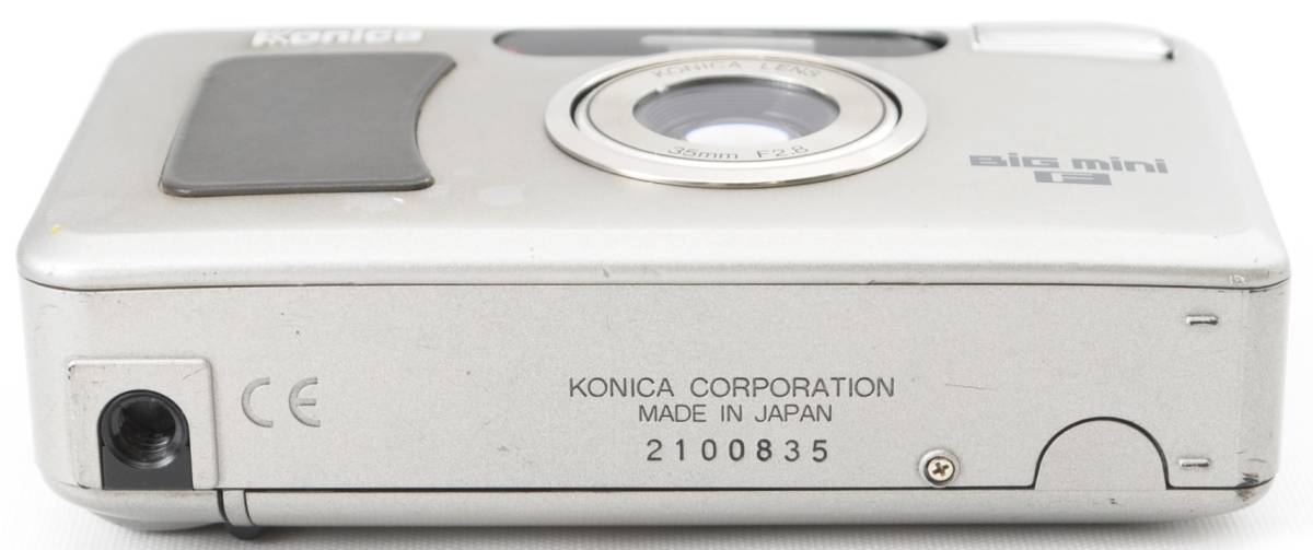 超美品】 【完全動作品】 ☆ KONICA コニカ BiG mini F ベージュ