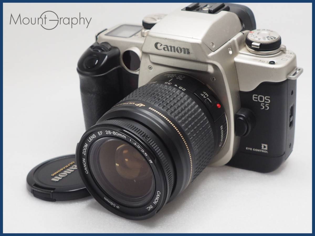 ☆良品☆ CANON キヤノン EOS 55 ボディ + EF 28-80mm F3.5-5.6 IV USM