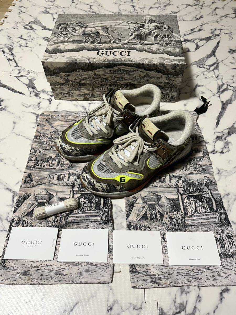 グッチ Gucci Ultrapace Snakeskin size5 + - 靴