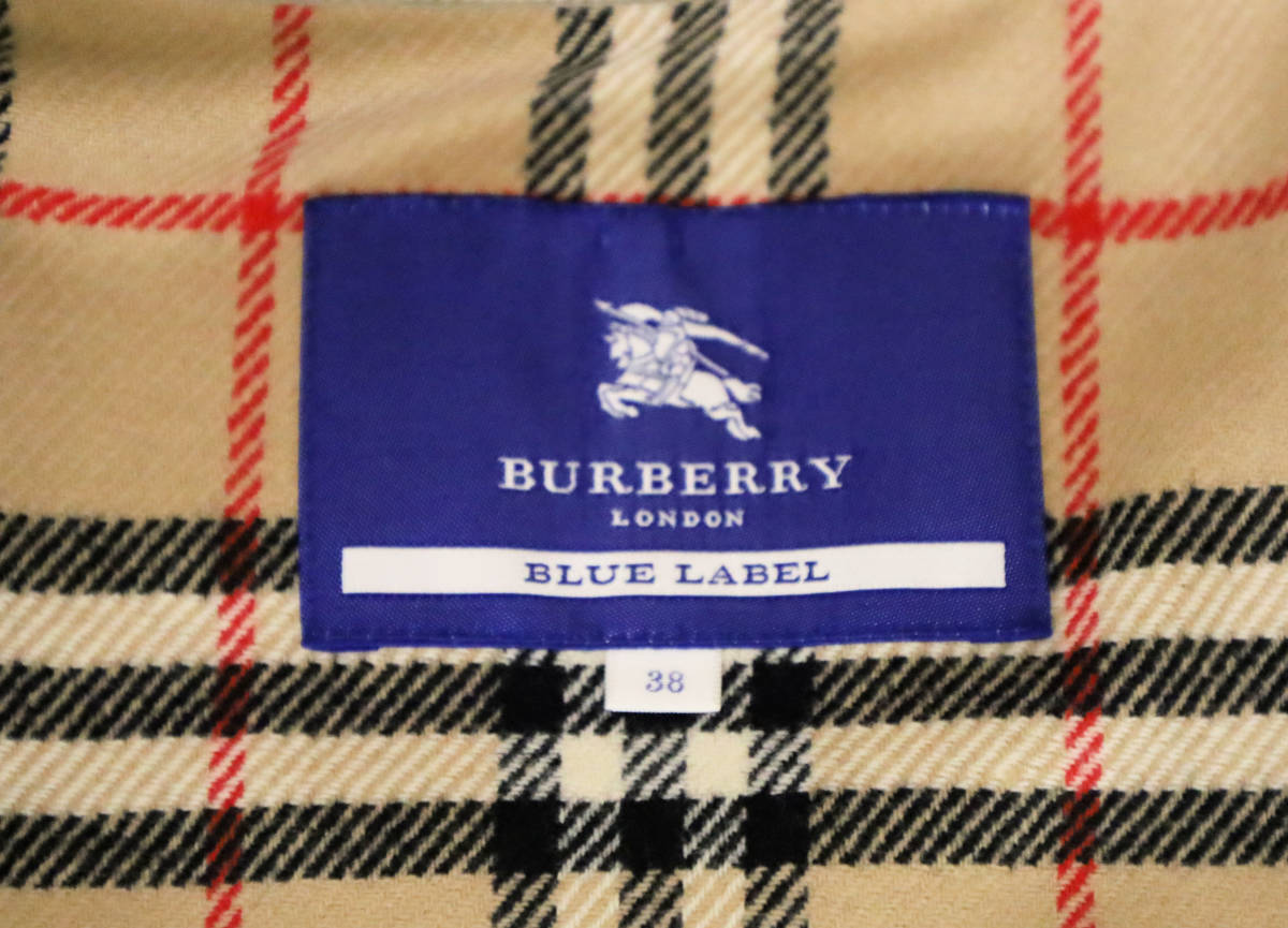 バーバリー ブルーレーベル BURBERRY BLUE LABEL ステンカラーコート