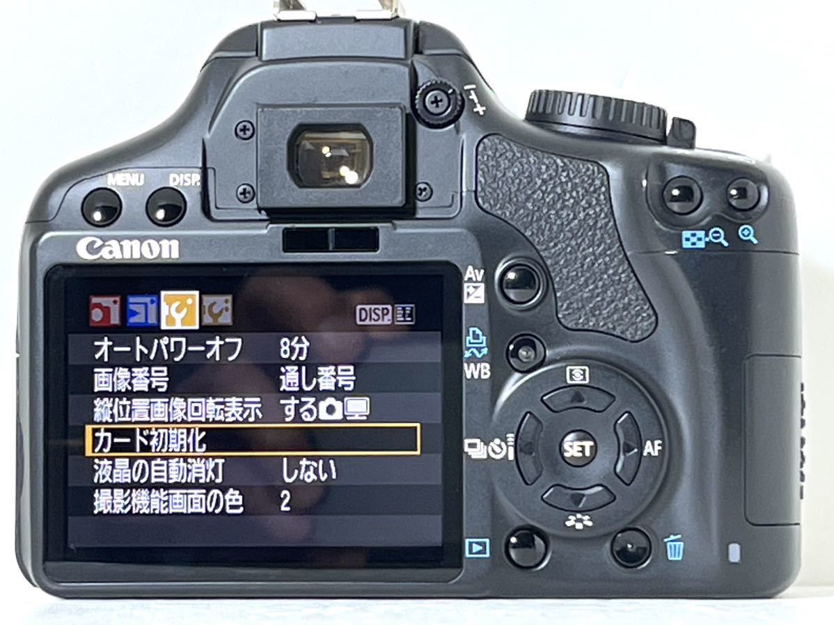 総ショット数極少3,800回 キャノン Canon EOS Kiss x2 Wレンズ セット