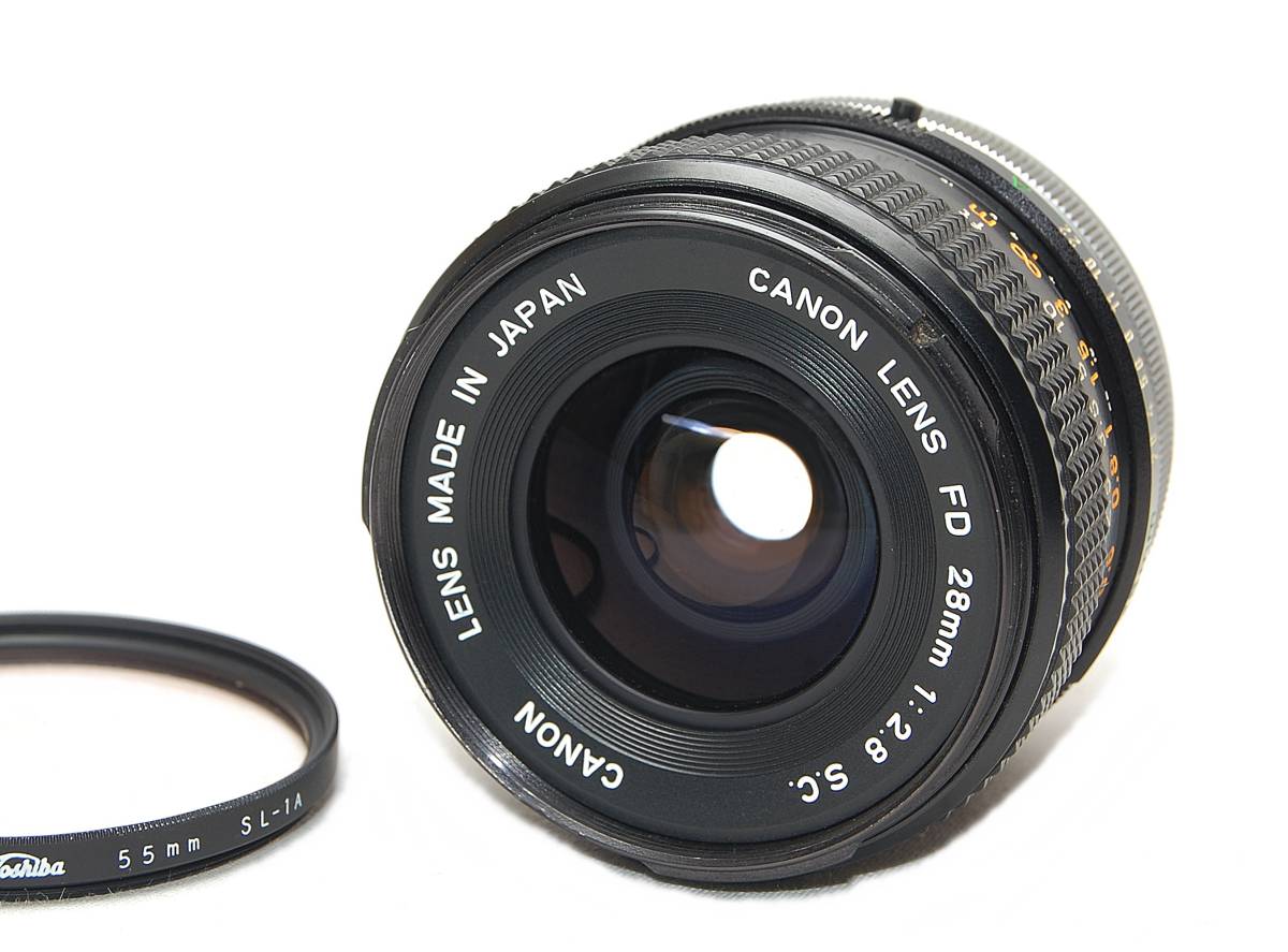 ◇生産数激少!!◇Canon キャノン FD 28mm F2.8 S.C. LENS SC