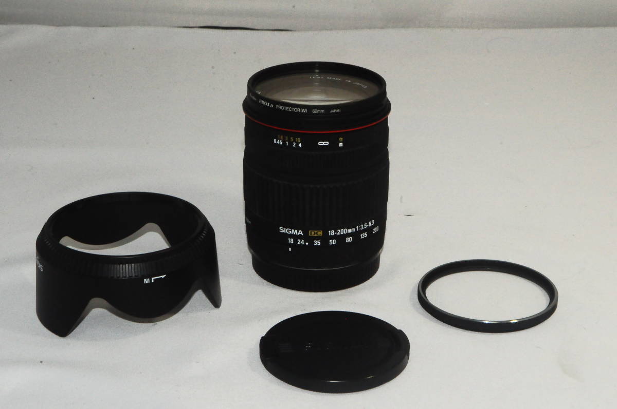 極上品 シグマ SIGMA 18-200mm F3.5-6.3 DC OS キヤノン用 05822