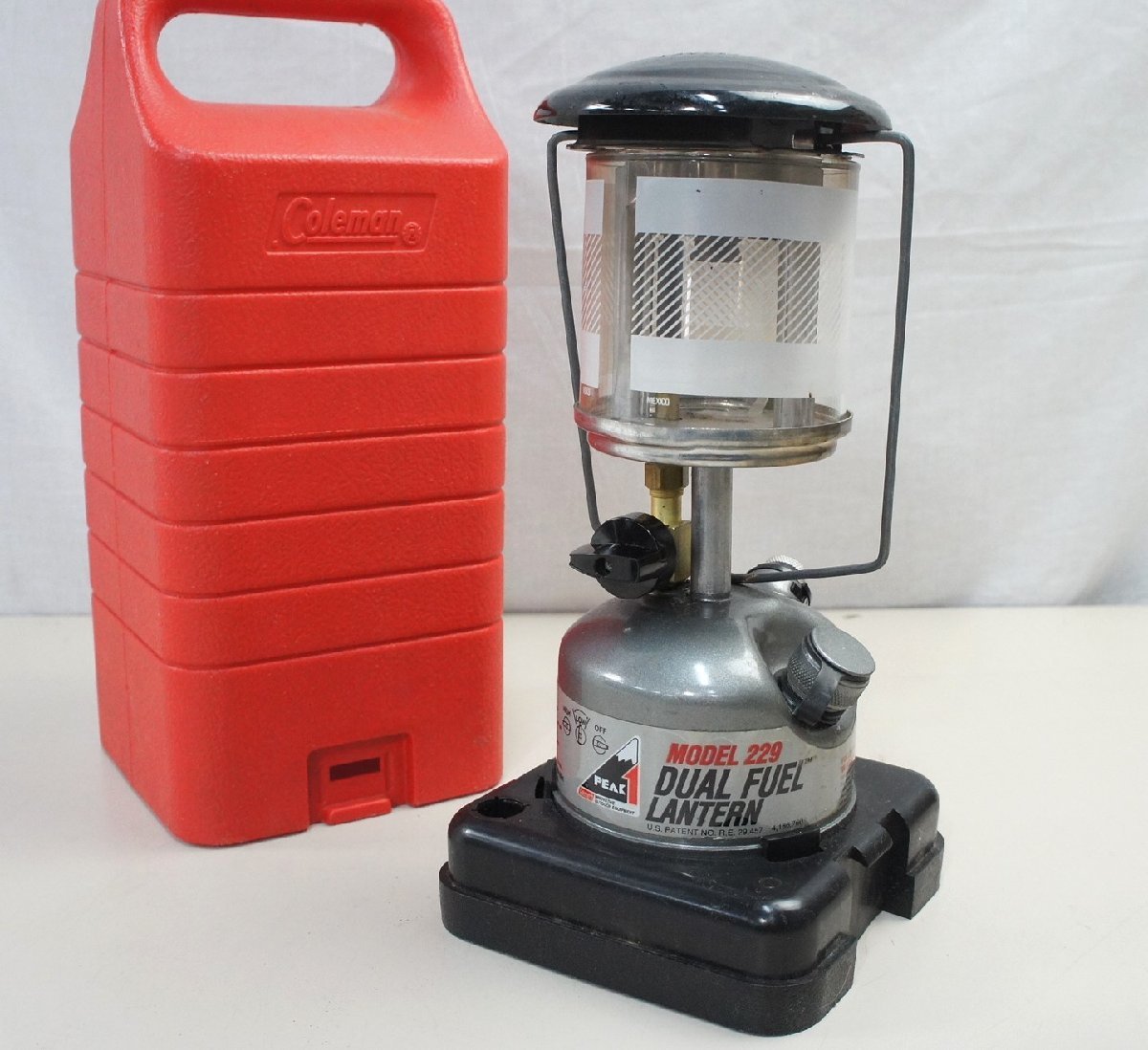 11 Coleman コールマン ピーク1 モデル229 DUEL FUEL LANTERN 94年製 アウトドア キャンプ ランタン