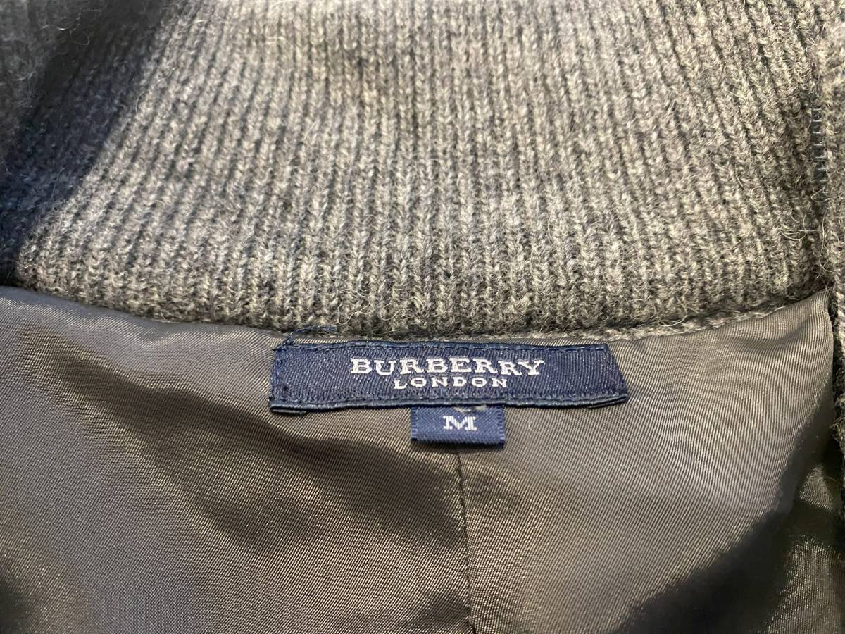 バーバリー ロンドン ニットブルゾン アルパカ BURBERRY LONDON