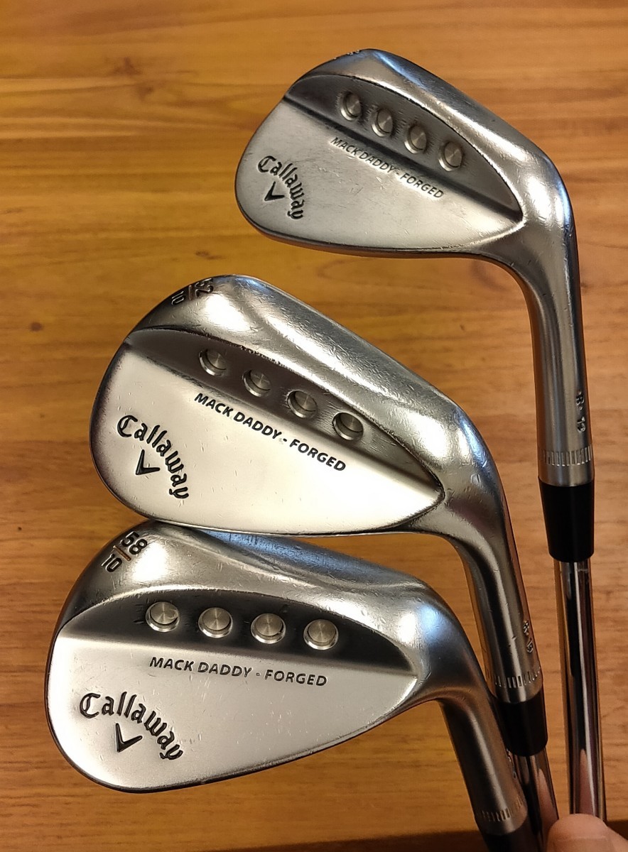 キャロウェイ MACK DADDY FORGED 48° 52° 58° 3本セット モーダス120R