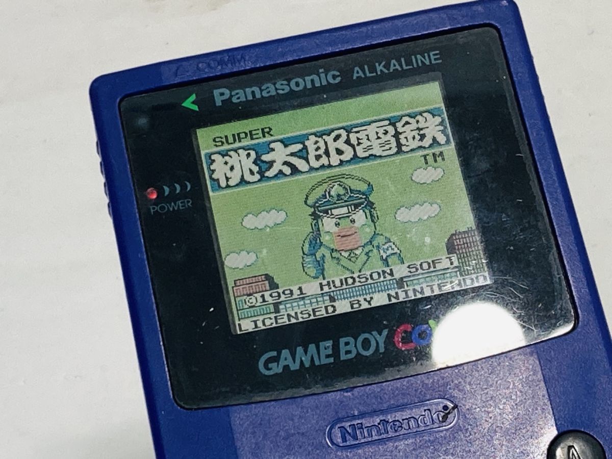 美品 GBC 限定品 ゲームボーイカラー 本体 Panasonic ALKALINE