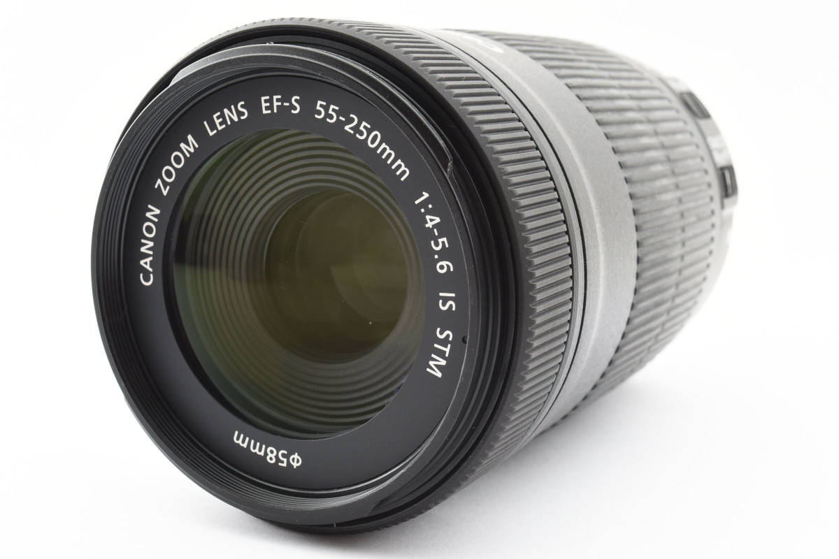 ☆外観美品☆キヤノン Canon EF-S 55-250mm F4-5.6 IS STM L1500#1989