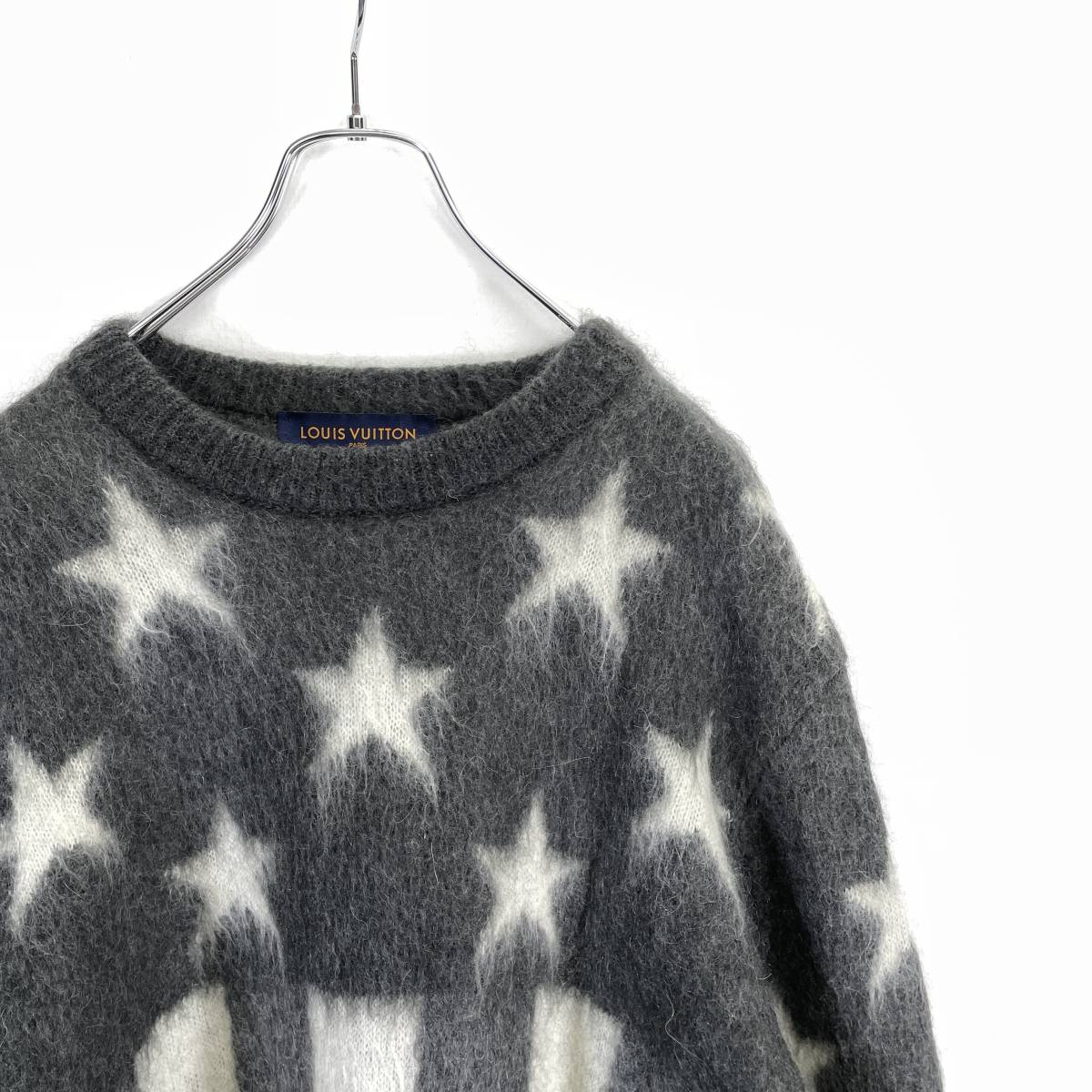LOUIS VUITTON ルイヴィトン 星条旗 モヘヤ混 ニット セーター未使用数回使用程度の超美品