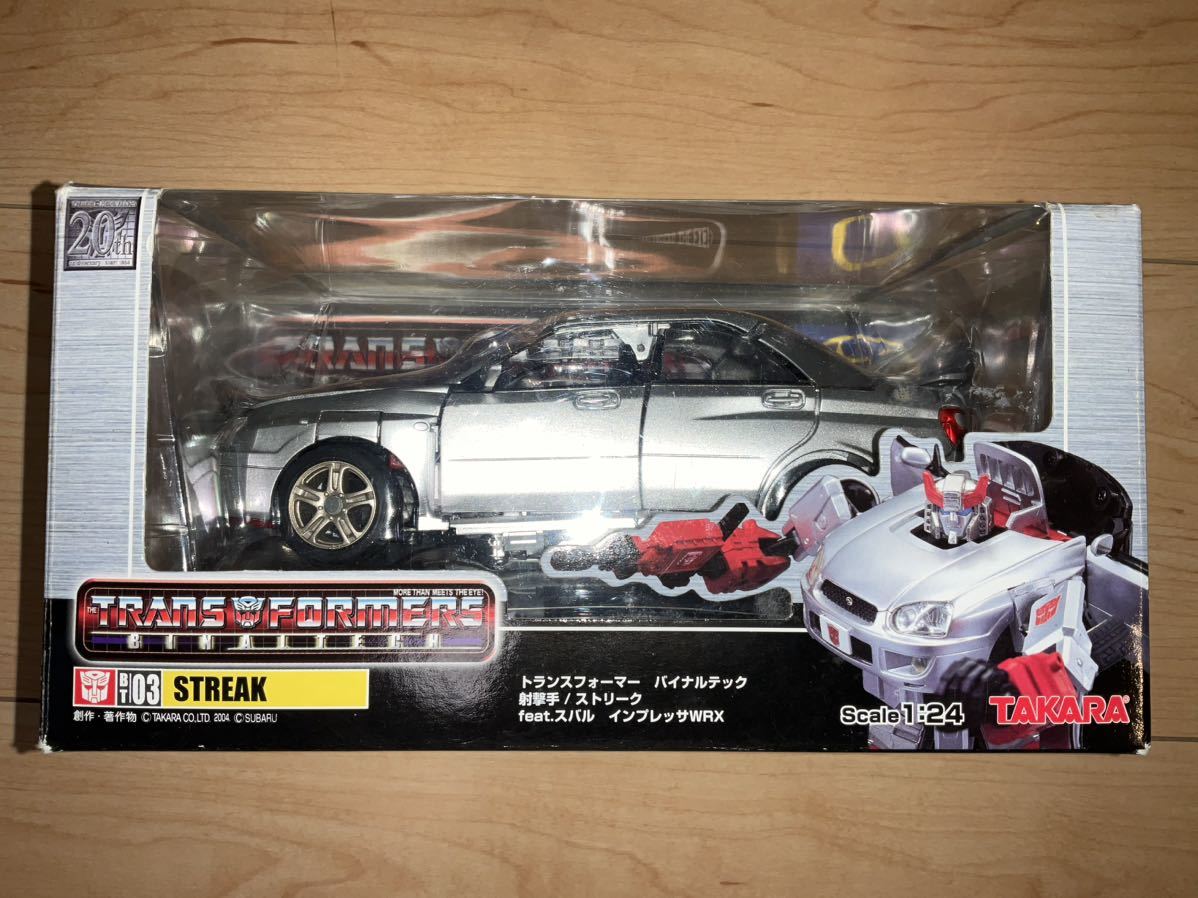 中古 トランスフォーマー インプレッサ WRX シルバー TRANSFORMER