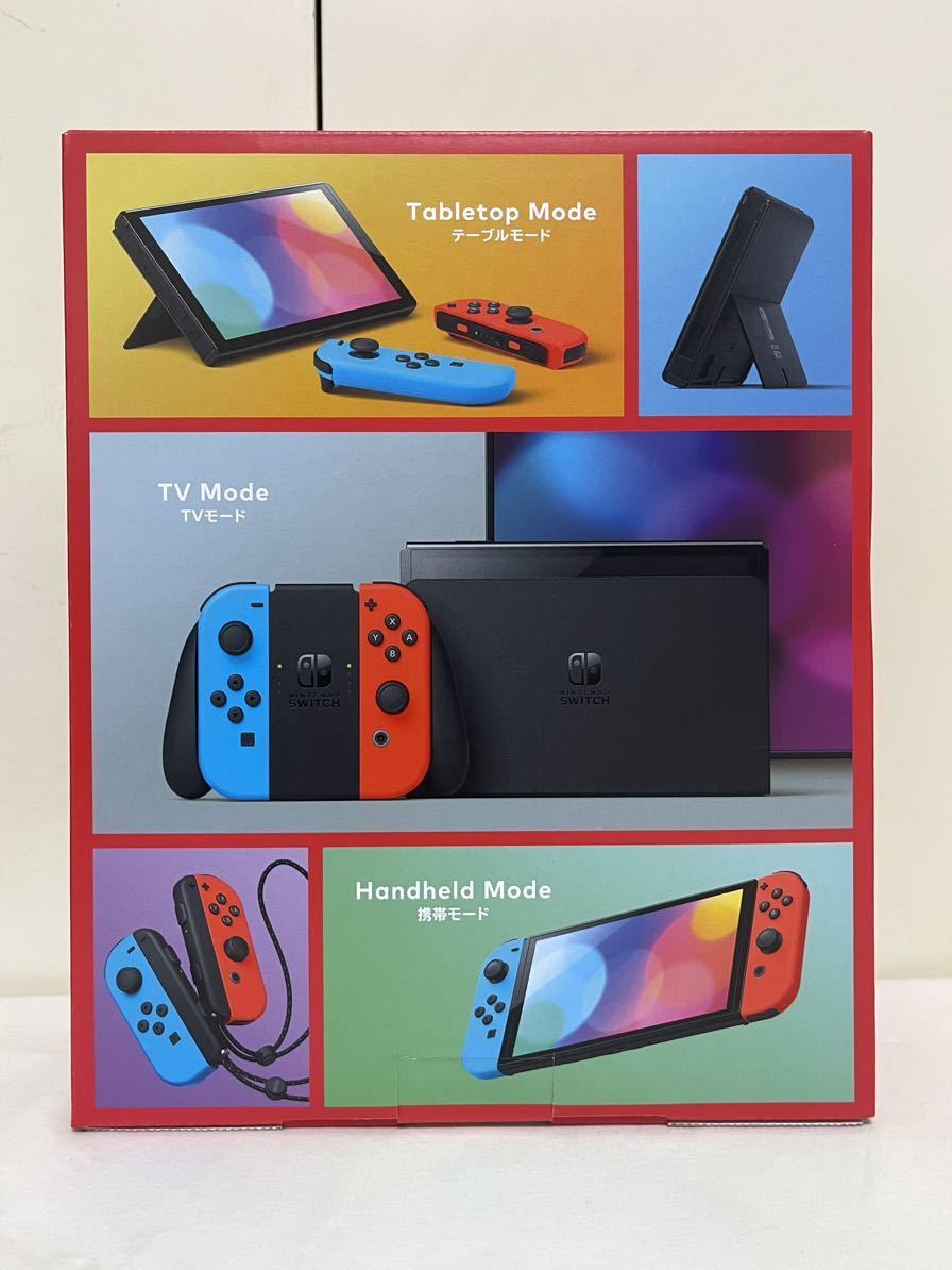 □Nintendo Switch ニンテンドー スイッチ 有機ELモデル ネオンブルー