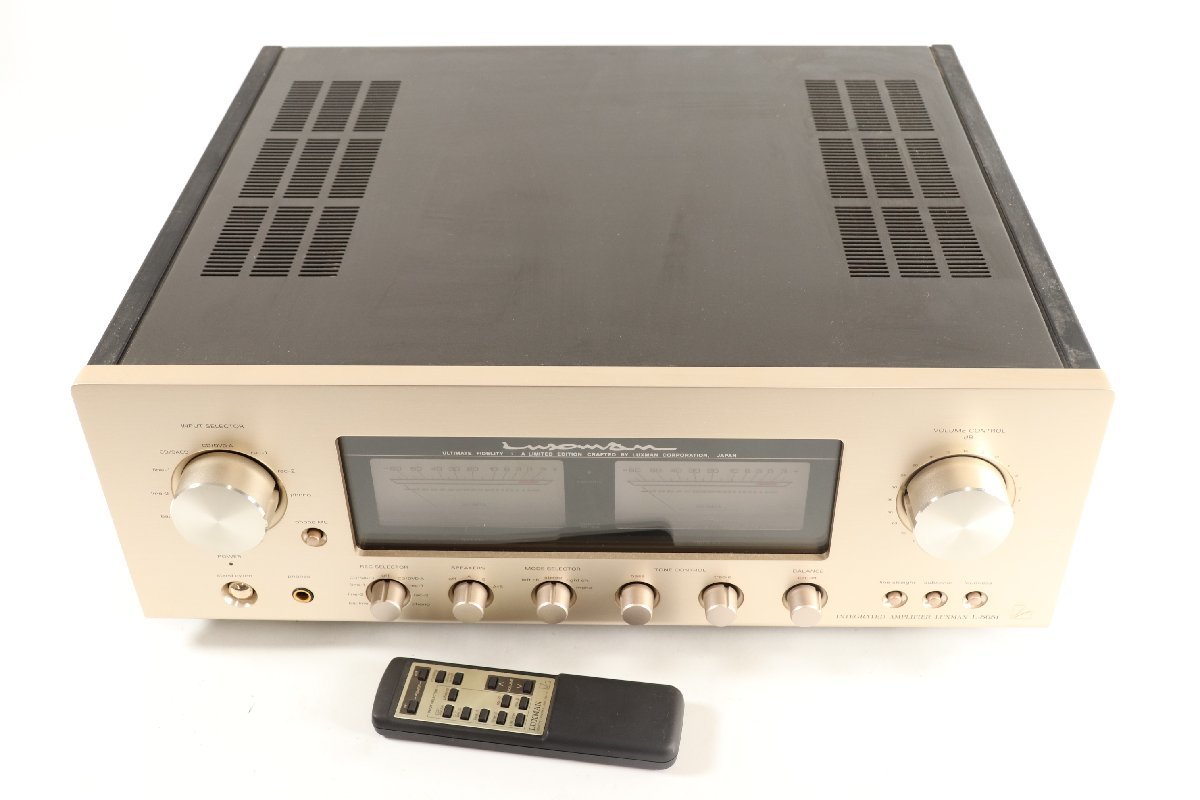 Integrated Amplifier Luxman L 505f プリメインアンプ オーディオ機器 0849 Rm 【buyee