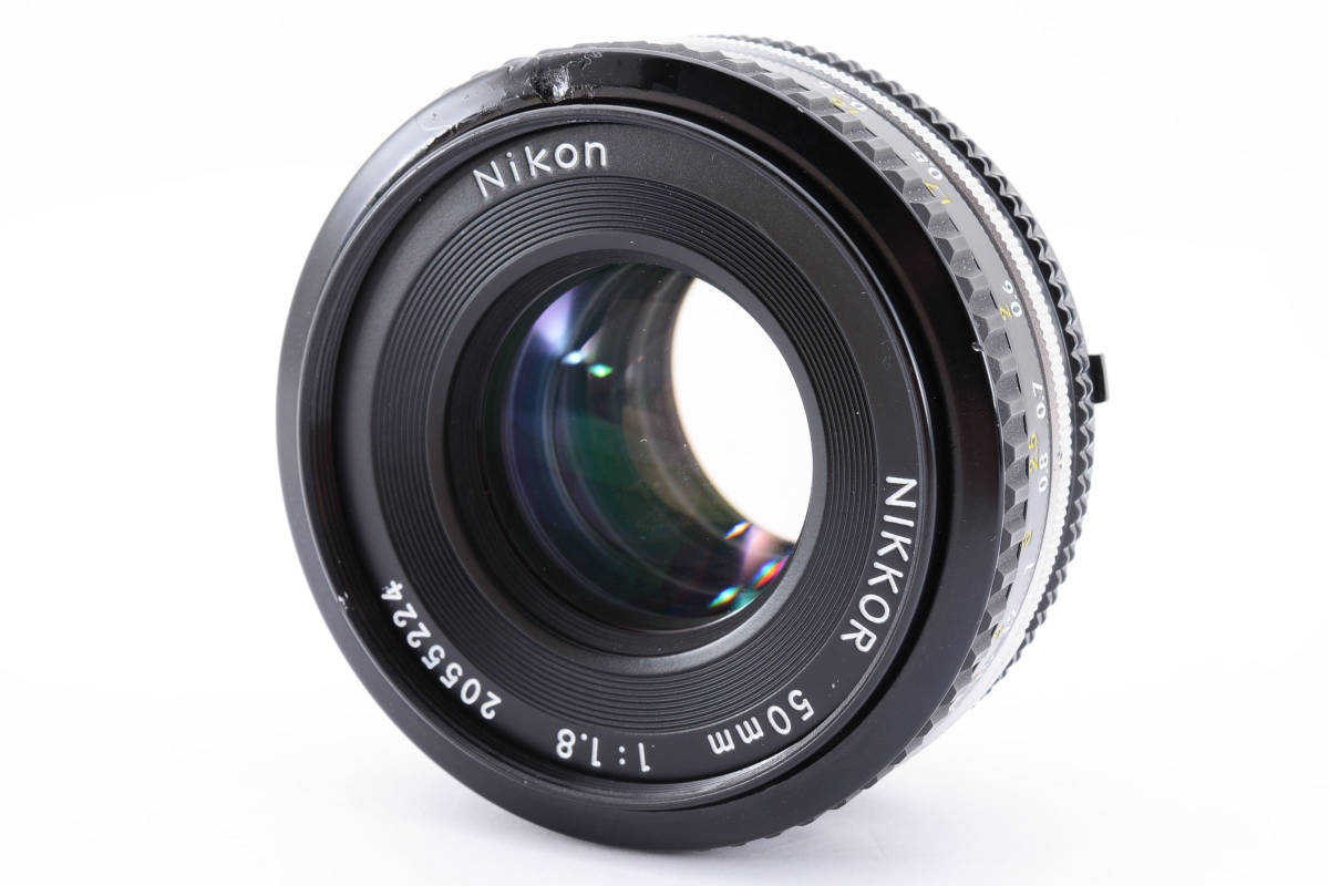 ☆良品☆ニコン Nikon Ai-S Nikkor 50mm F1.8 金属鏡筒 ☆ L880#933939 
