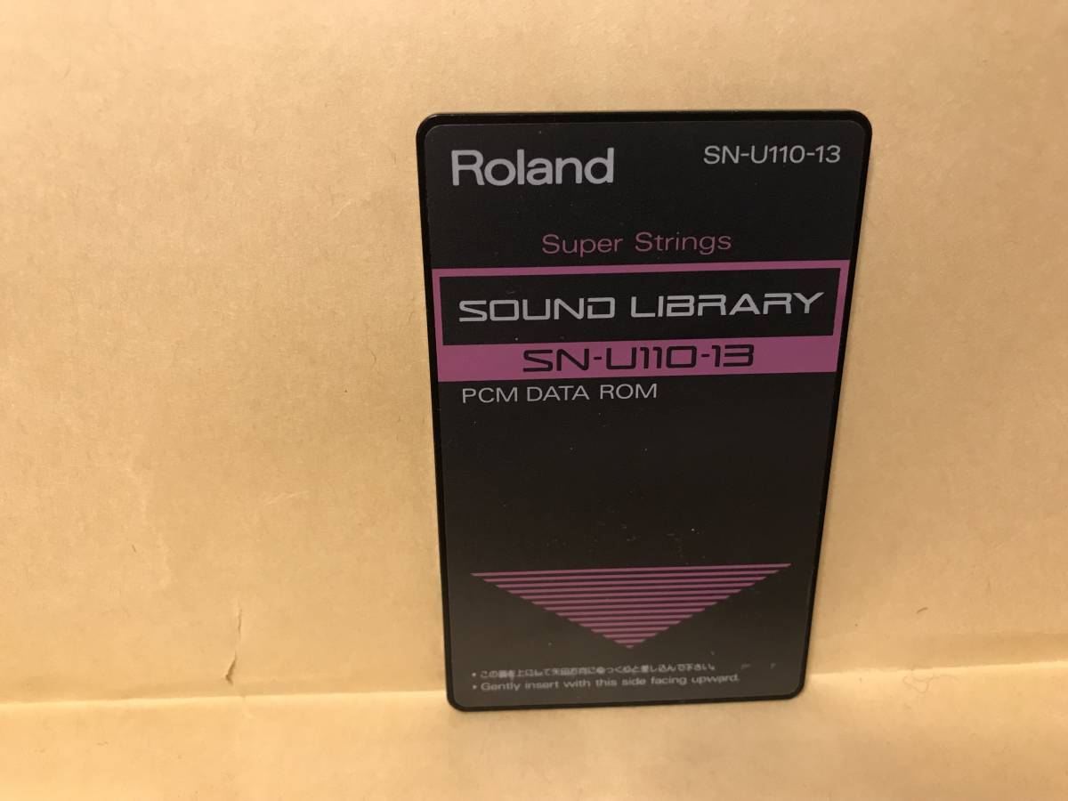 Roland sound library card SNU11013 Super Strings /【Buyee】 Buyee