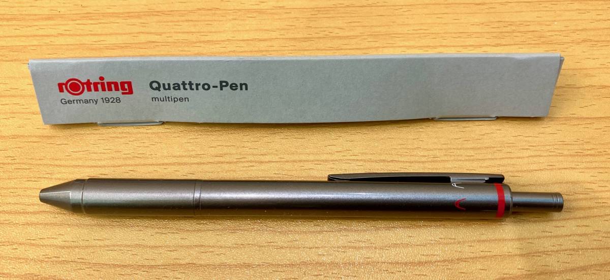 Rotring ロットリング QuattroPen multipen マルチペン 4in1 ボールペン黒・赤・青＋シャープペンシル0.5