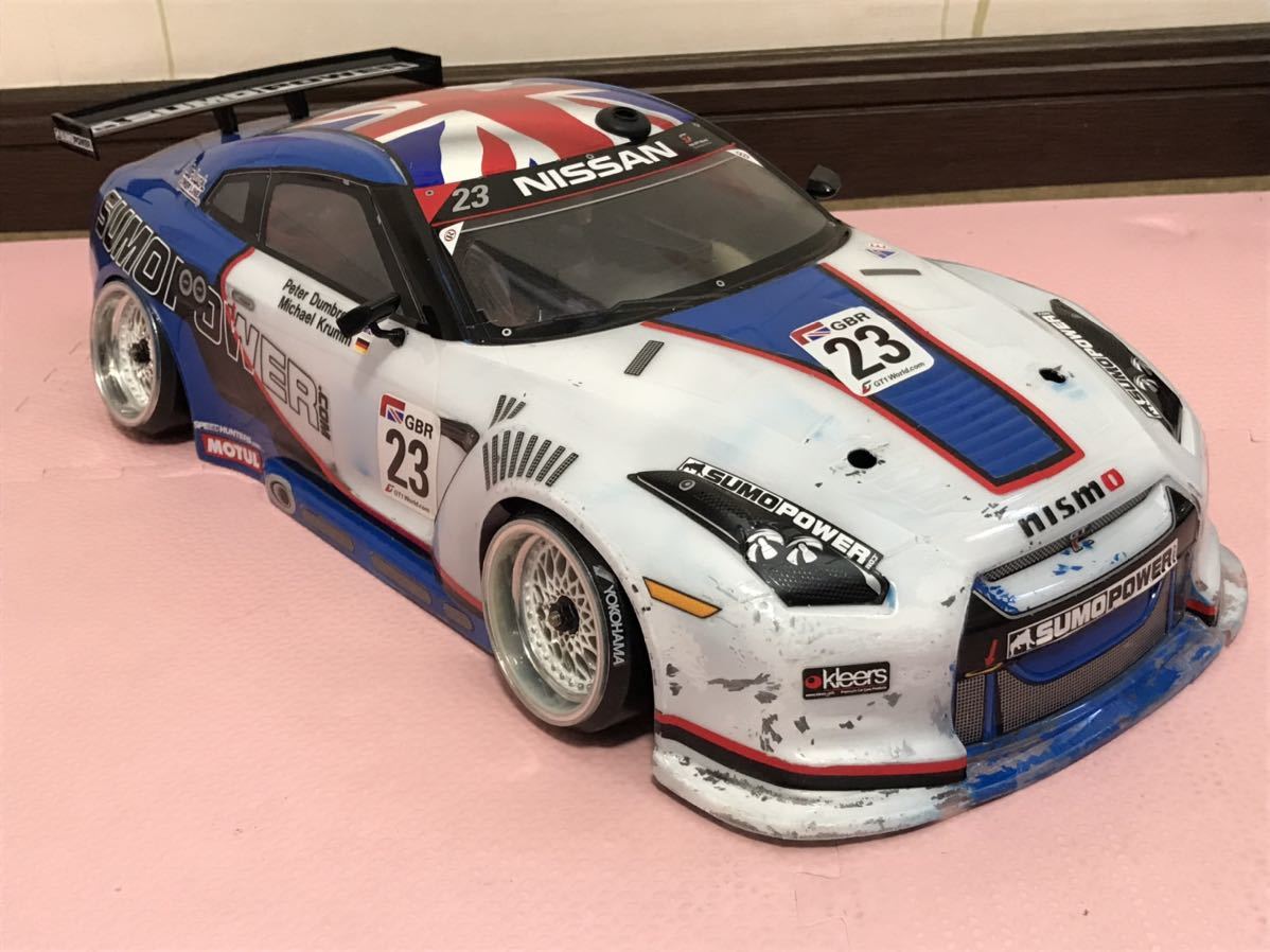 Sumo Racing R35 1/10 スーモ パワー 日産 GT-R レーシングカー ジャンク ラジコンボディ タミヤ TAMIYA SUMO POWER NISSAN ...
