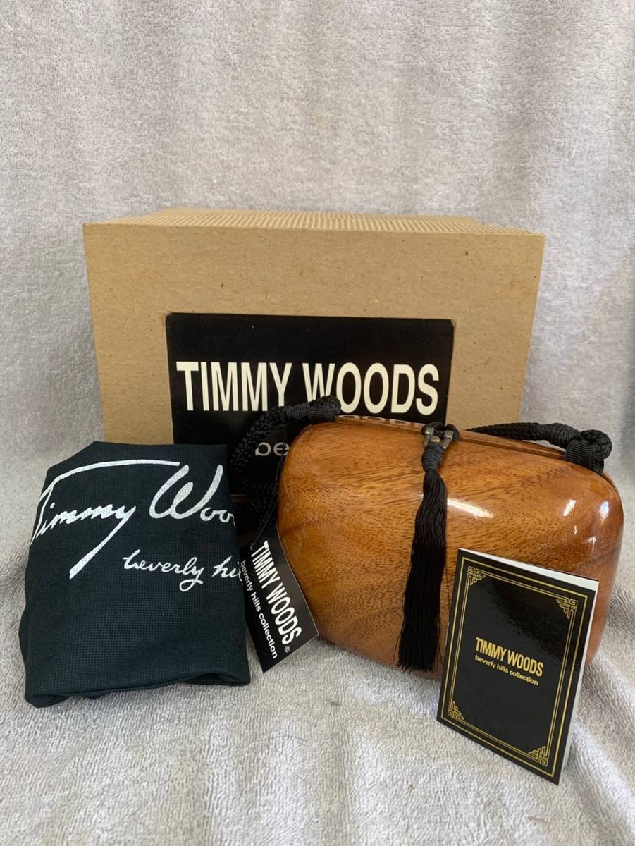 TIMMY WOODS  木製　ハンド　ショルダーバッグ