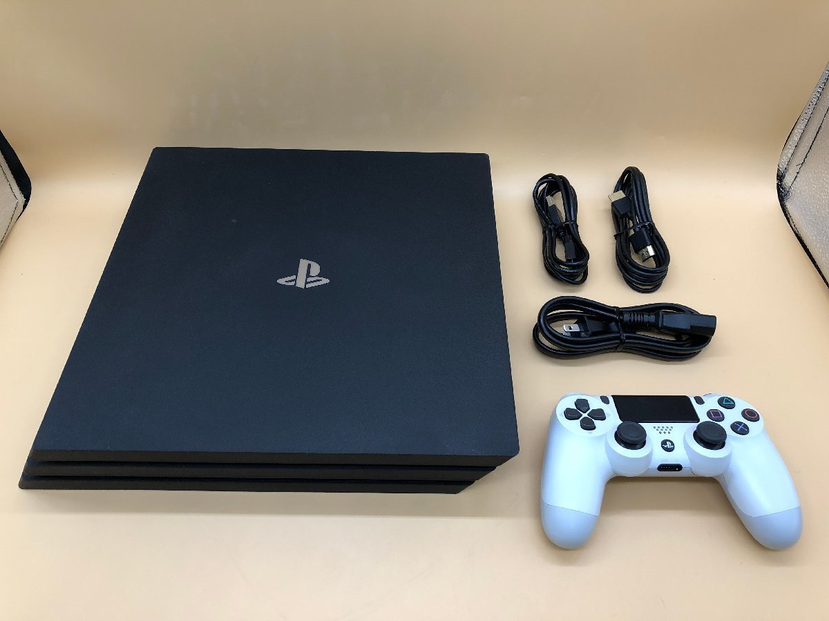 1円～ PS4 Pro CUH-7000B 1TB ジェットブラック PlayStation4 プロ