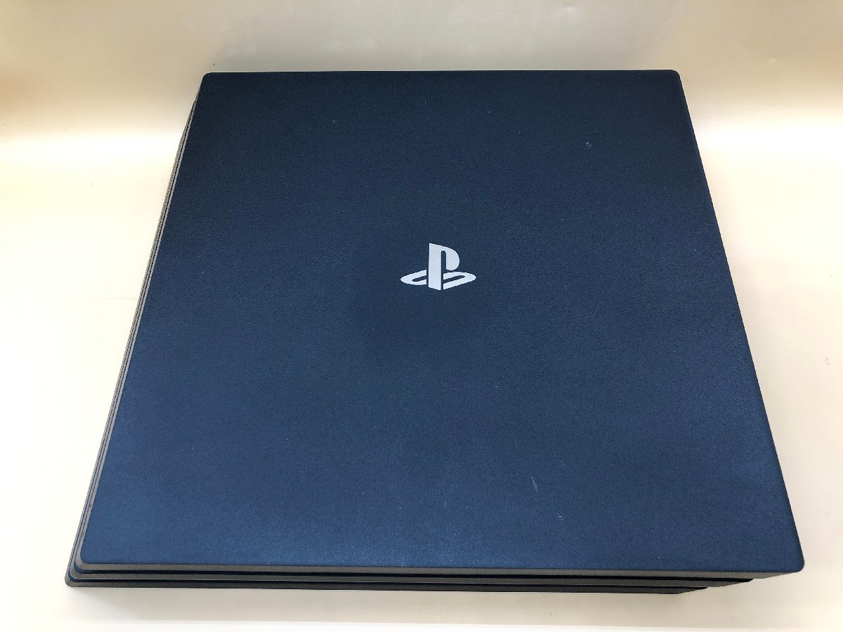 1円～ PS4 Pro CUH-7200B 1TB ジェットブラック ※欠品/備考あり※ SONY