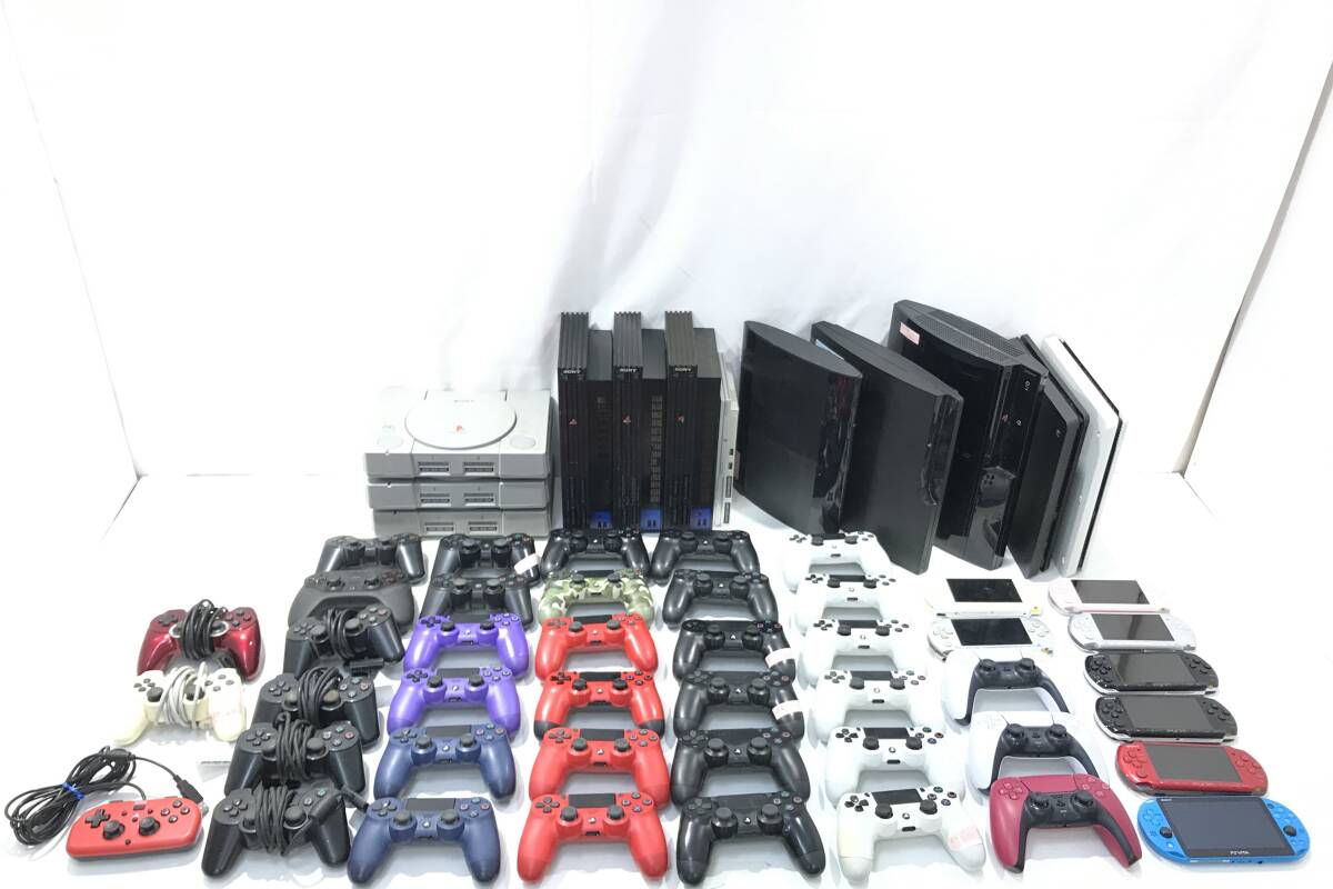 1円スタート ジャンク品 SONY Playstation PS1 PS2 PS3 PS4 PSP PSVita