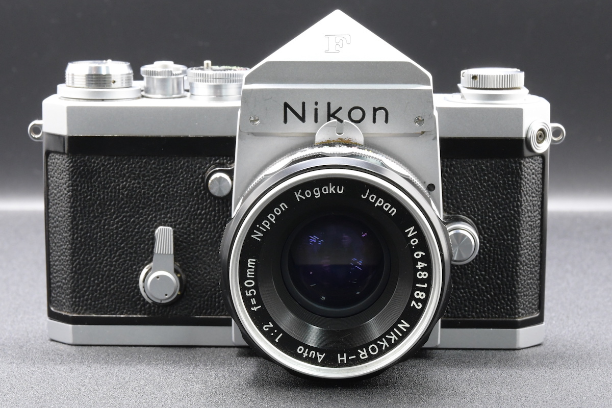 Nikon F アイレベル シルバー 672万台 ＋非Ai NIKKOR-H 50mm F2