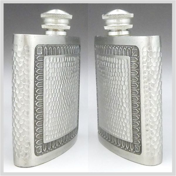 KING PEWTER SAFE TO スキットル ウイスキー ボトル 携帯用 水筒 ピューター 昭和レトロ ★ 希少品 アンティーク