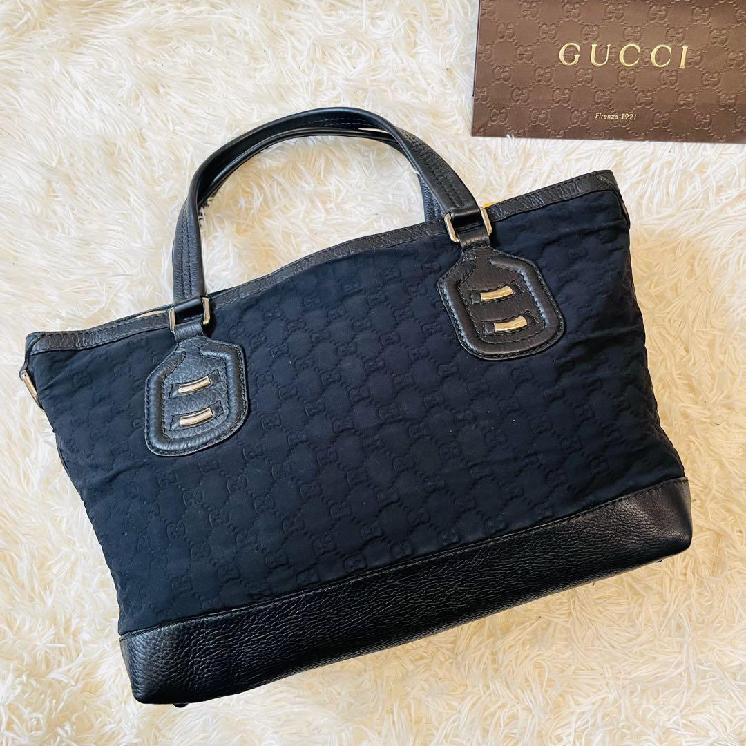 レア希少＊美品＊GUCCI グッチ トート ハンドバッグ エンボス gg