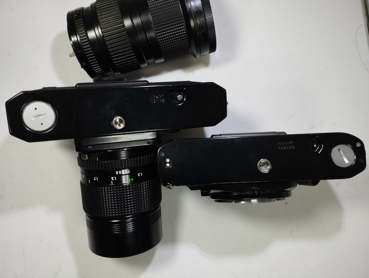リサイクル】 Canon F-1 CANON AE-1 2台セットレンズ付きジャンク品 ...