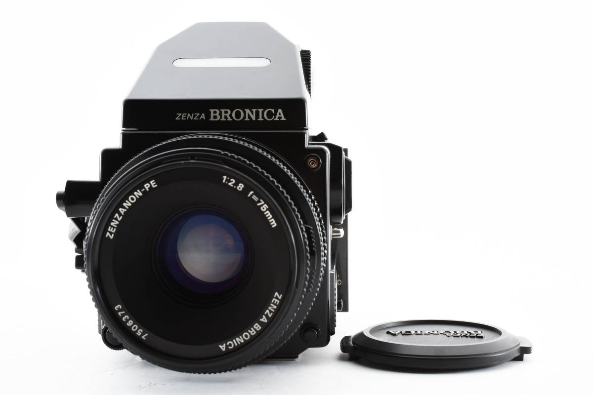 ゼンザブロニカ BRONICA ETRS 75mm F2.8 EII 中判カメラレンズにくもりが少し見られます