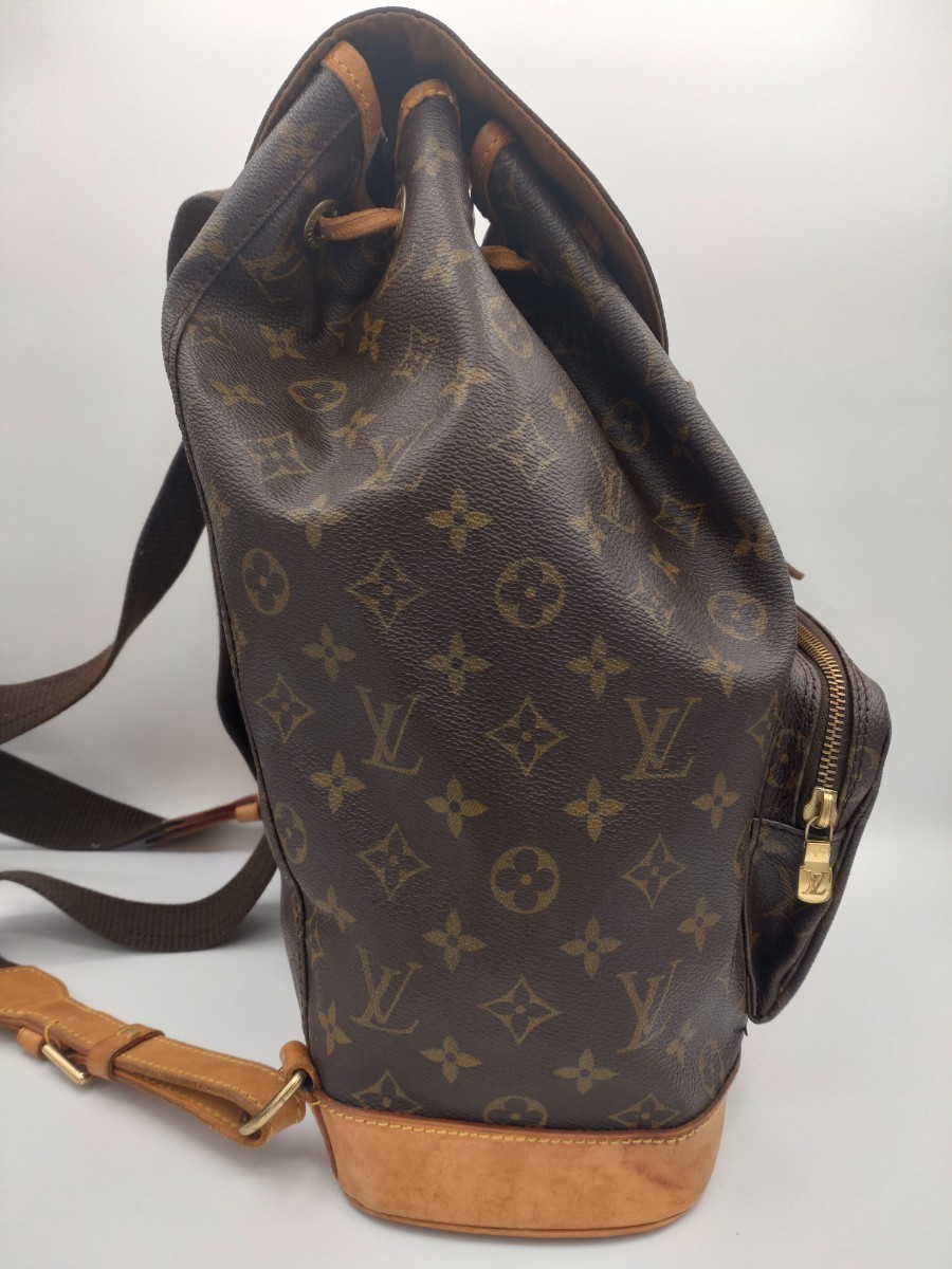 中古】 ルイヴィトン モノグラム モンスリGM リュックサック LOUIS