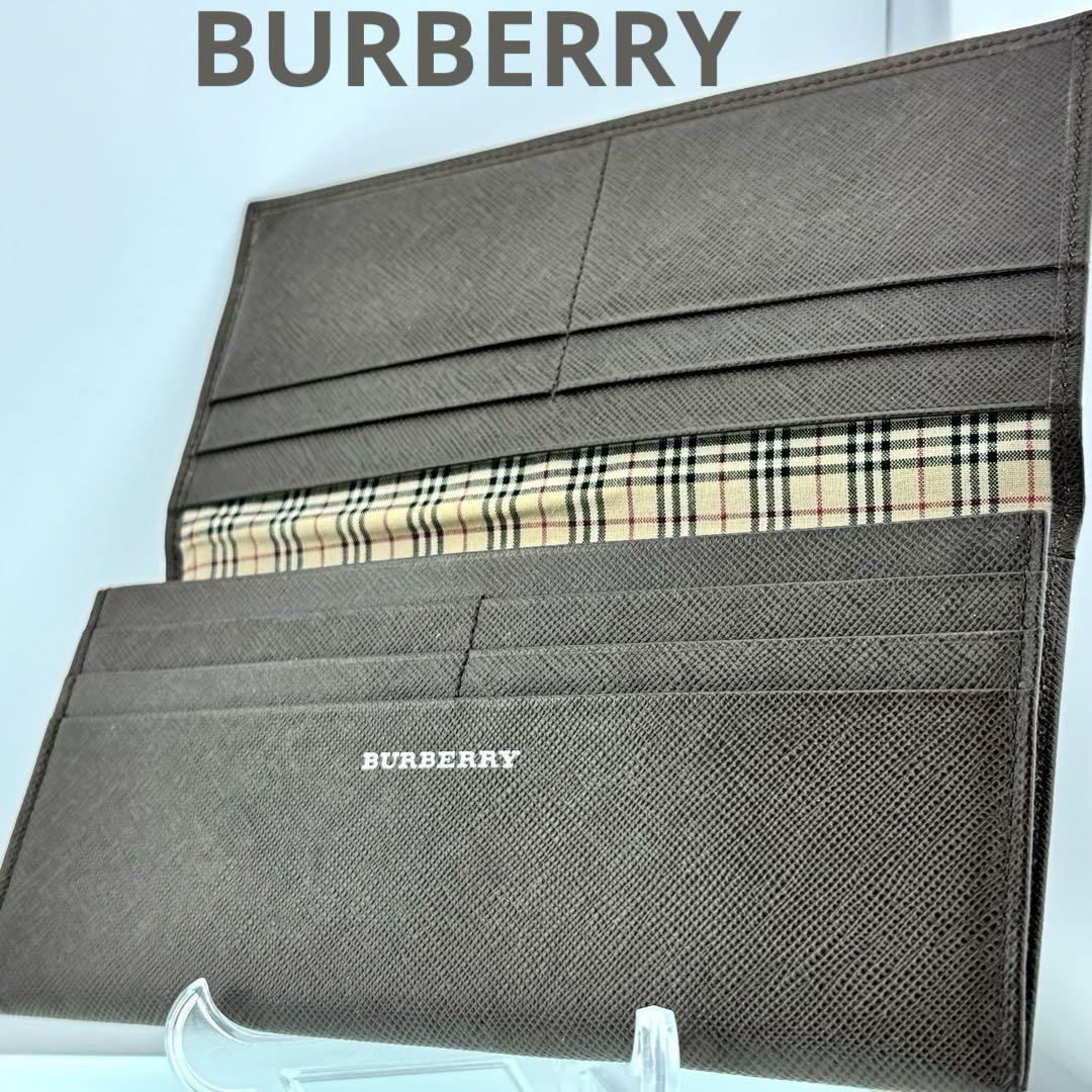 BURBERRY バーバリー ロング ウォレット 長財布 札入れ ノバチェック