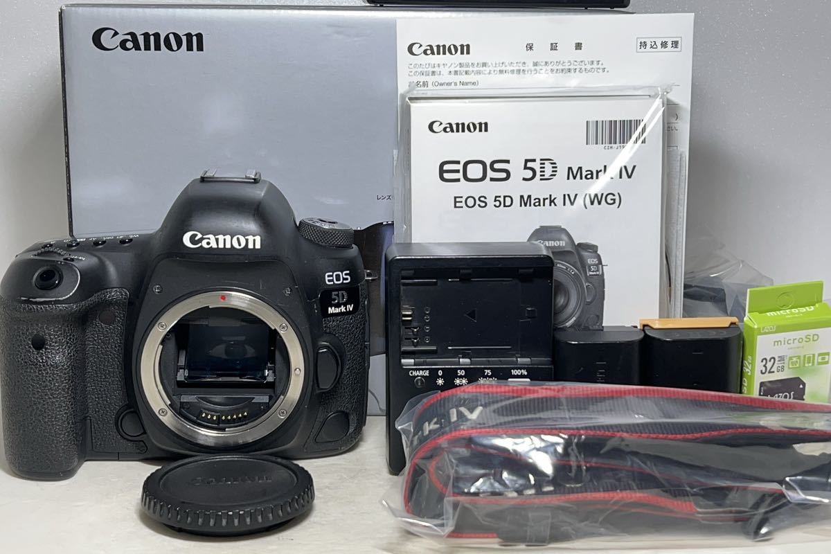 Canon キヤノン EOS 5D Mark IV デジタル一眼レフカメラ 32GBメモリ