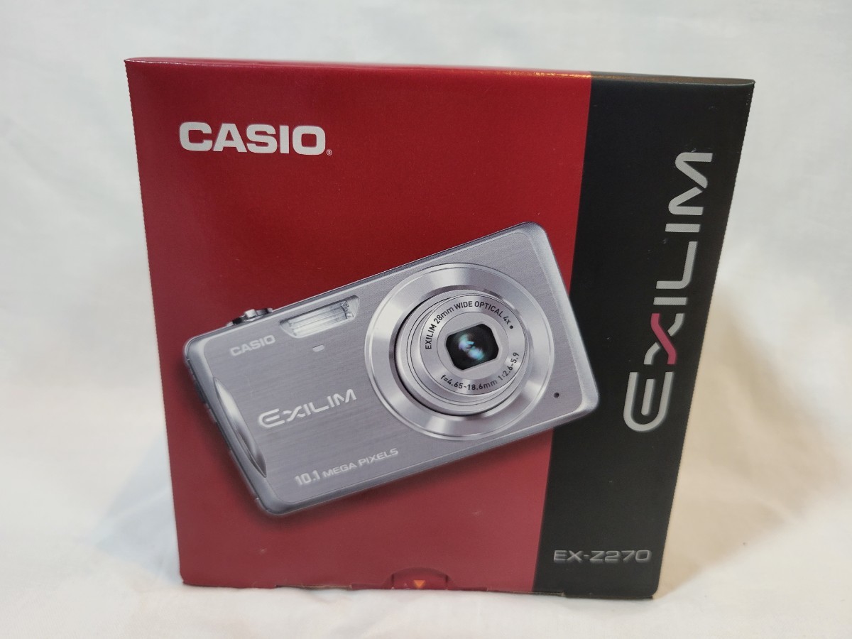 新品未使用品] CASIO EXILIM EX-Z270 GY デジタルカメラ エクシリム