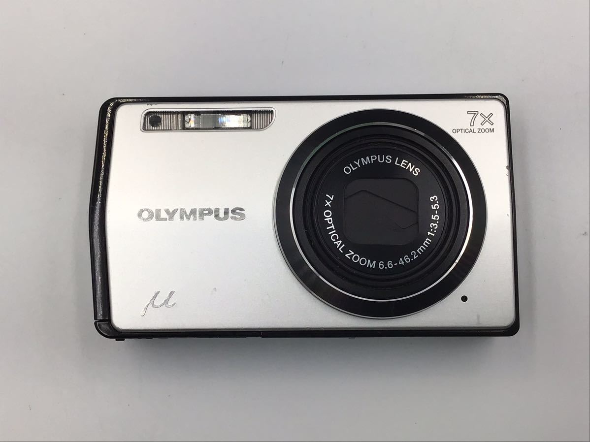 OLYMPUS ミュー750 デジカメ デジタルカメラ 動作確認 バッテリー付属