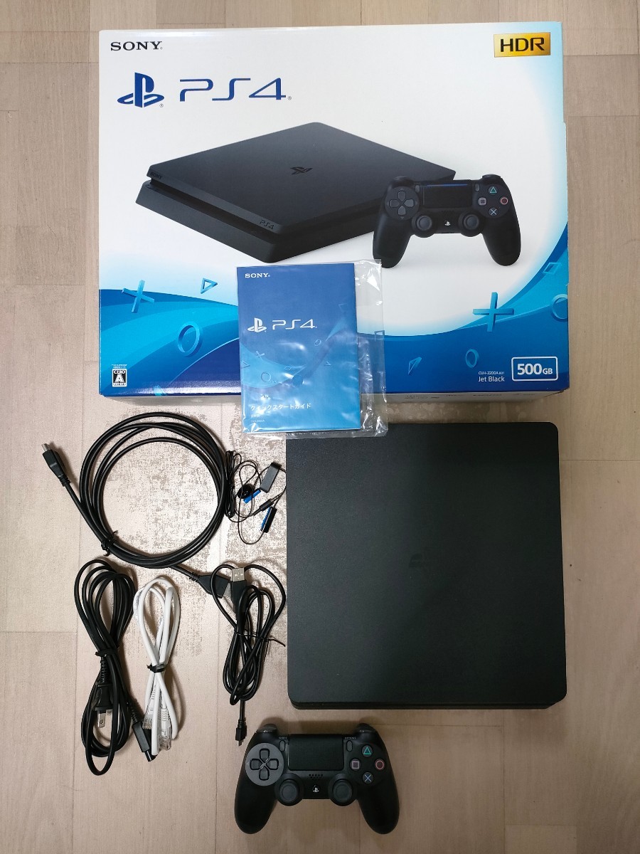 送料込・最低価格無し】SONY PlayStation4 CUH-2200A ジェットブラック