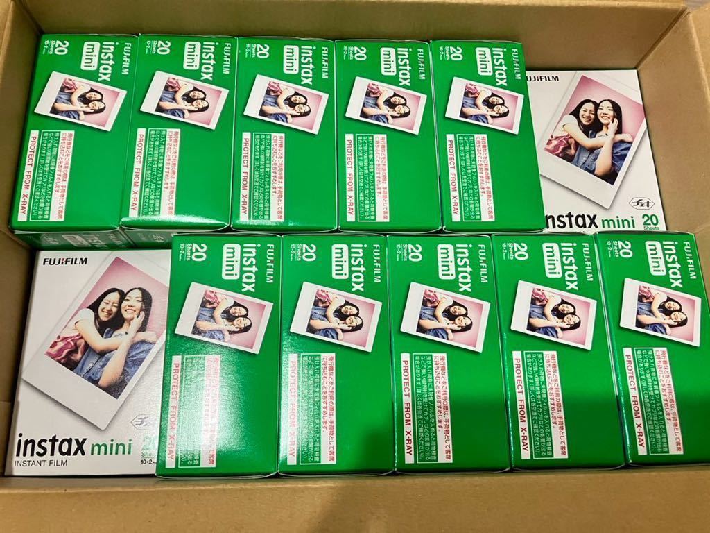 instax mini チェキフィルム 20枚 ×10箱 新品未使用 - www