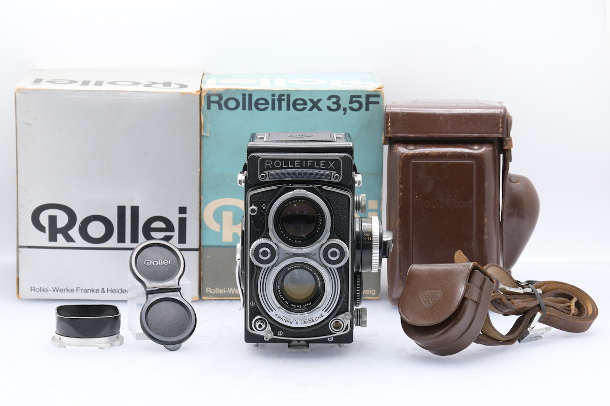 ローライフレックス Rolleiflex 3.5 フィルムカメラ 中判 - フィルムカメラ
