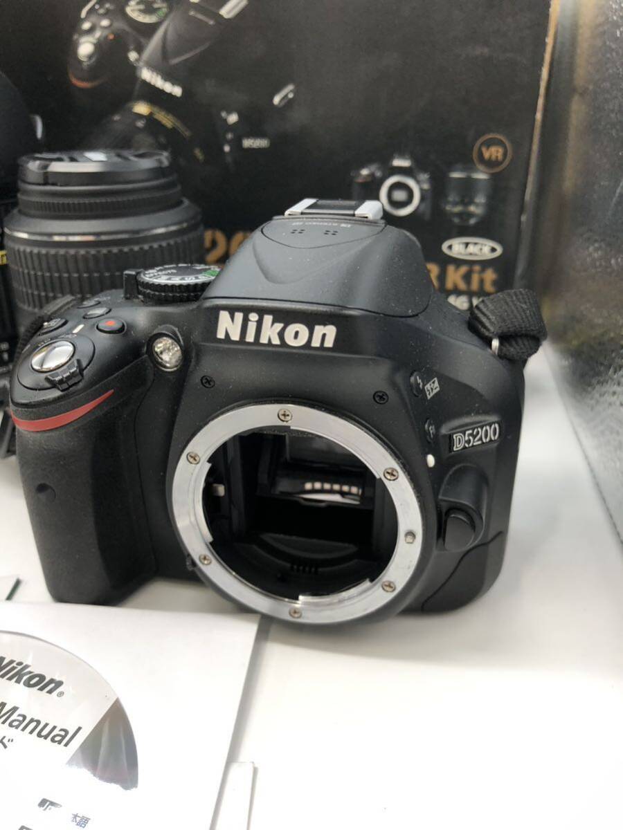 Nikon ニコン レンズセット デジタル一眼レフカメラ D5200 現状品 18