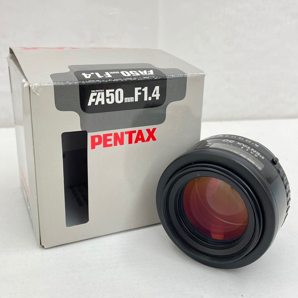 31☆【中古保管品】PENTAX ペンタックス smc FA50mm F1.4 単焦点レンズ