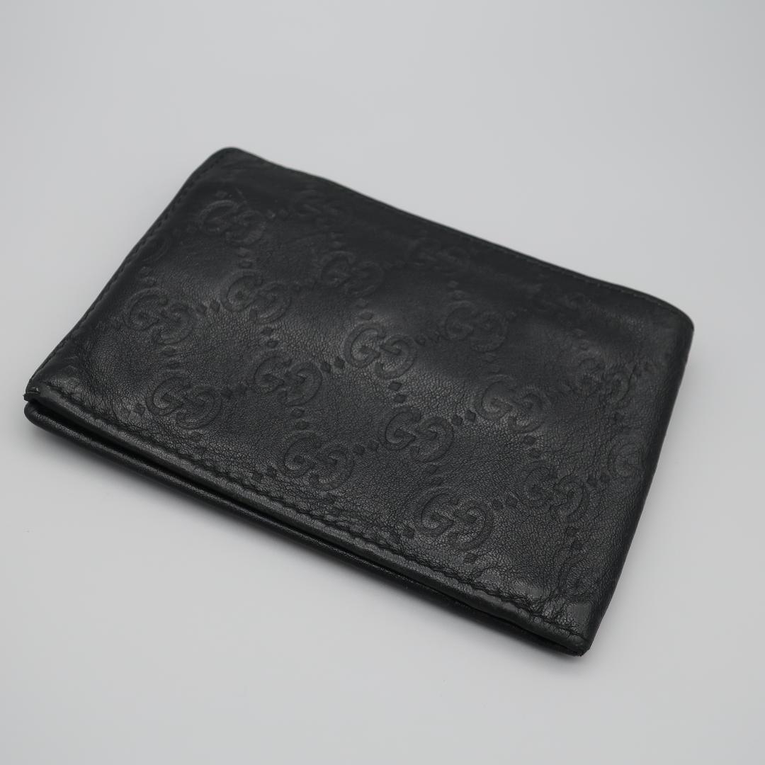 正規品 グッチ Gucci シマ 折り財布 Folding Wallet GG エンボス