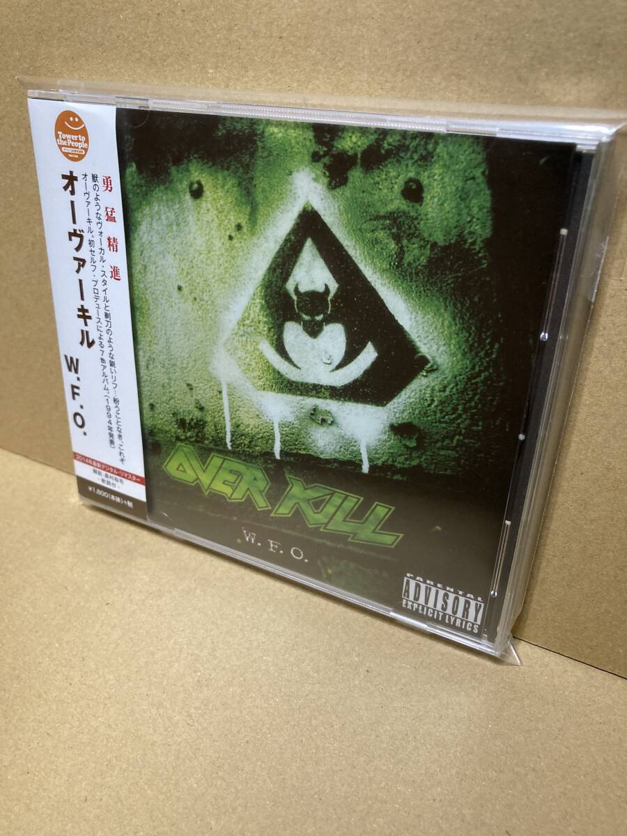 Over Kill Rapper Japan 美盤CD帯付!オーヴァーキル Overkill / W.F.O. Warner WQCP-1468 限定盤 THRASH HEAVY ...